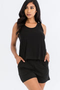Relaxed Tank Top & Shorts Set – Soft Jersey Fit for Lounging or Errands - Demented Sisters