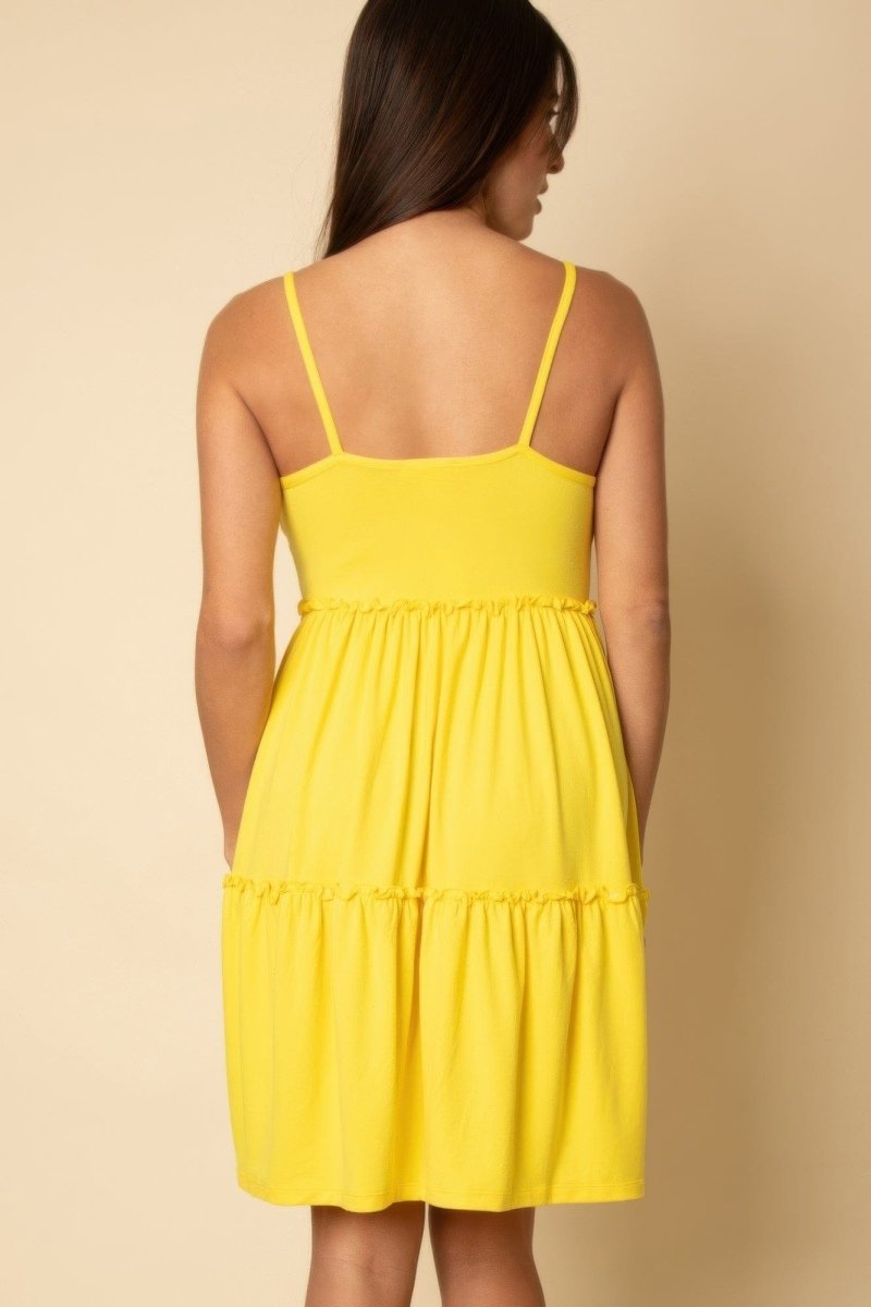 Cami A Line Tiered Midi Dress - Demented Sisters