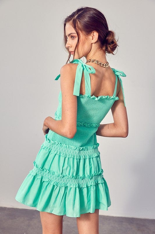 Smocked Tiered Dress - Demented Sisters