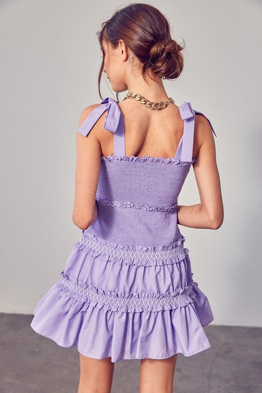 Smocked Tiered Dress - Demented Sisters