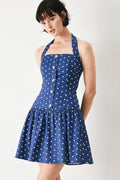DOTS & DREAMS WOVEN MINI DRESS - Demented Sisters