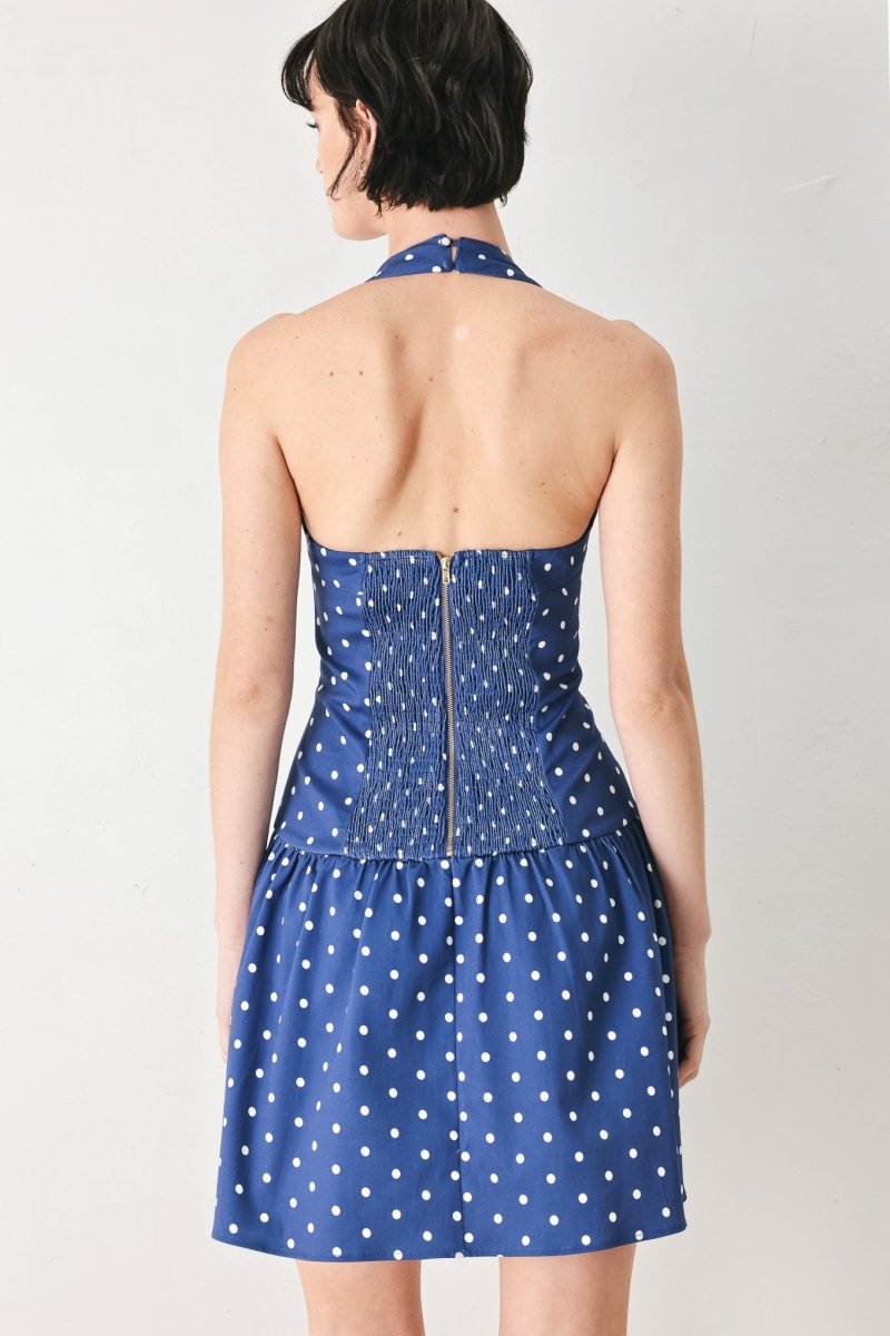 DOTS & DREAMS WOVEN MINI DRESS - Demented Sisters