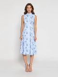 Embroidery Flower Sleeveless Dress - Demented Sisters