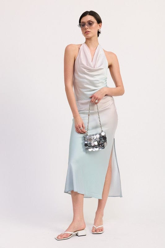 BIAS HALTER NECK TOP - Demented Sisters