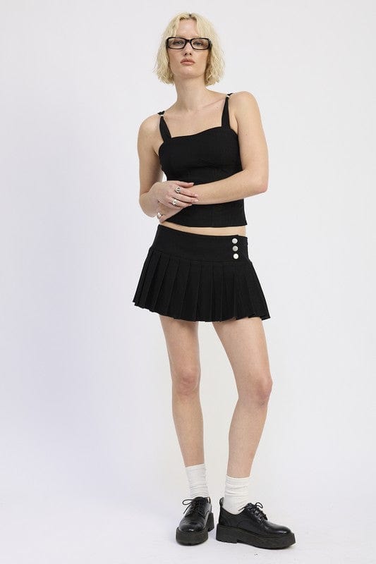 Bold & Flattering Ring Strap Corset Top for a Night Out or Statement Look - Demented Sisters