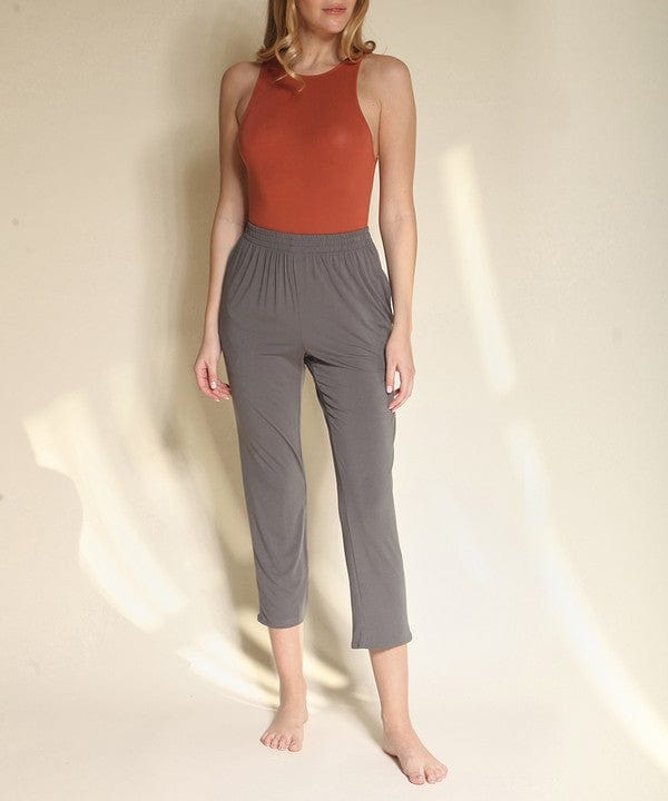 Organic Bamboo Halter Neck Bodysuit – Sleek Fit with Snap Closure - Demented Sisters