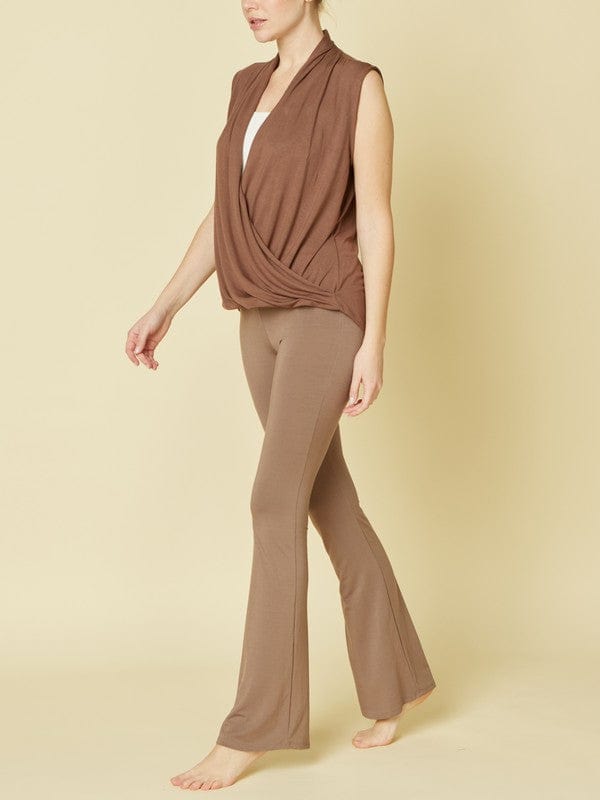BAMBOO SLIM BELL YOGA PANTS - Demented Sisters