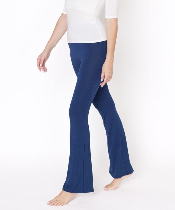 BAMBOO SLIM BELL YOGA PANTS - Demented Sisters