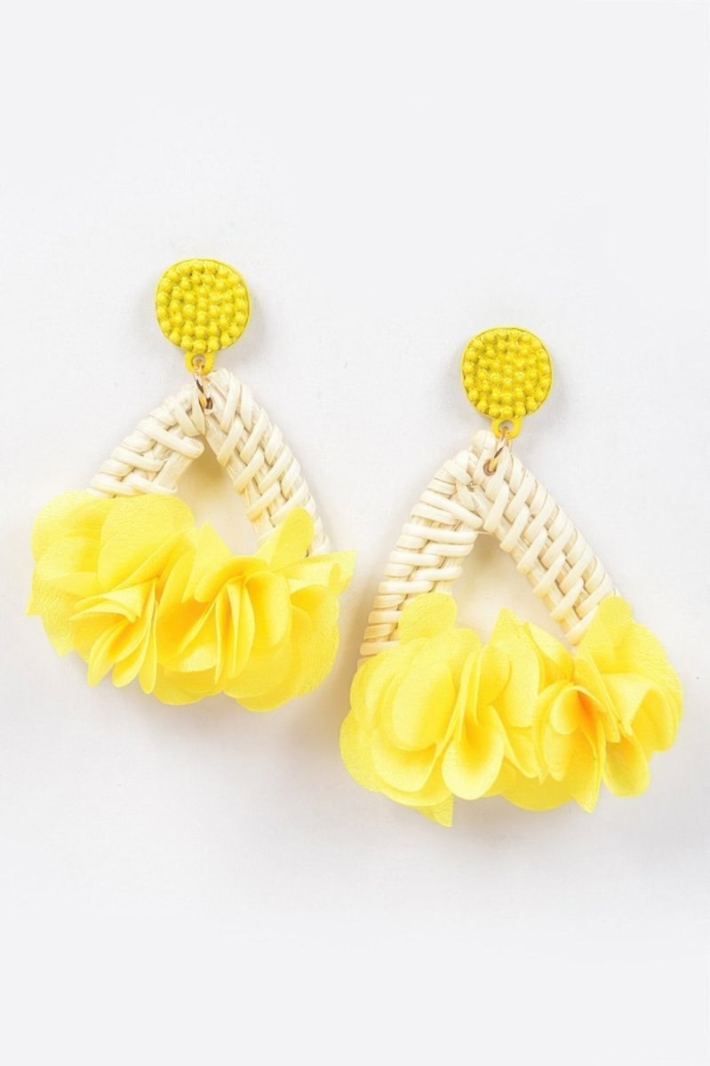 Flower Bamboo Earring - Demented Sisters