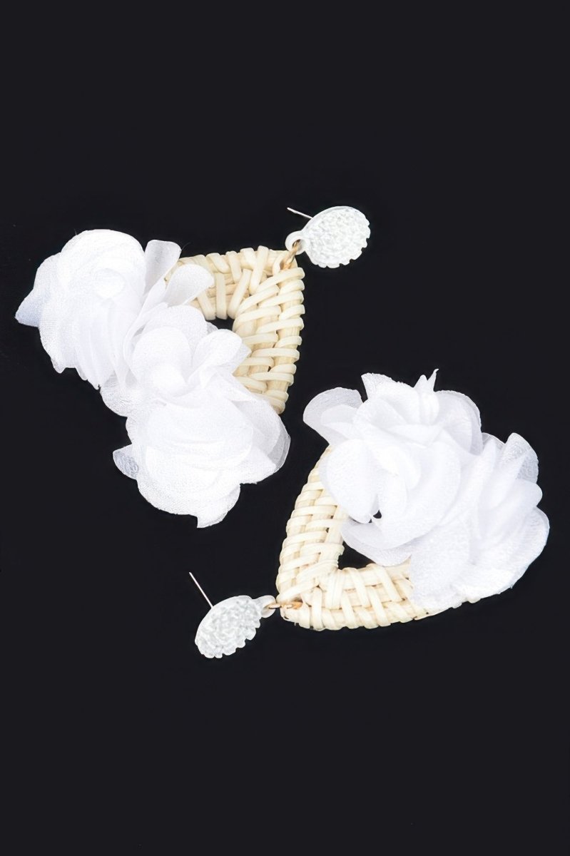 Flower Bamboo Earring - Demented Sisters