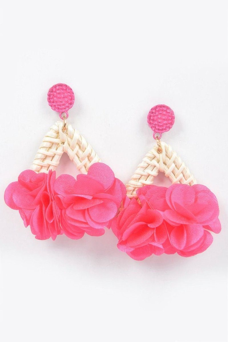 Flower Bamboo Earring - Demented Sisters