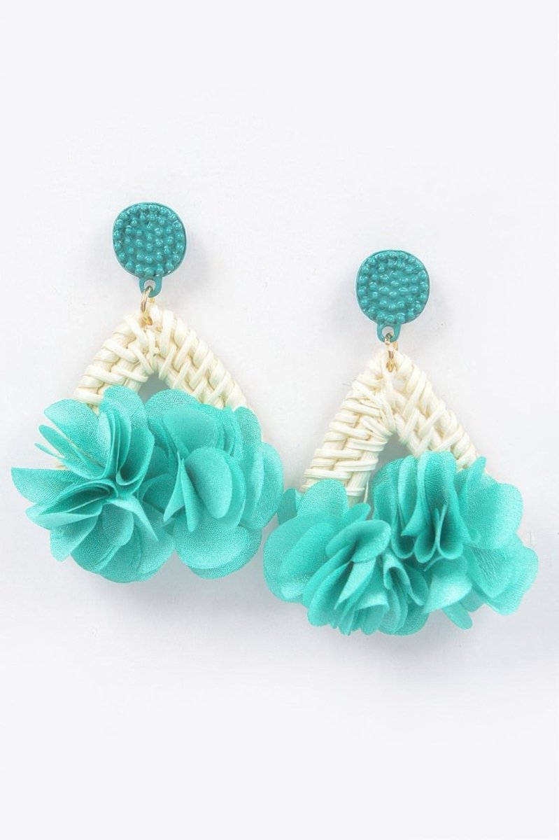 Flower Bamboo Earring - Demented Sisters