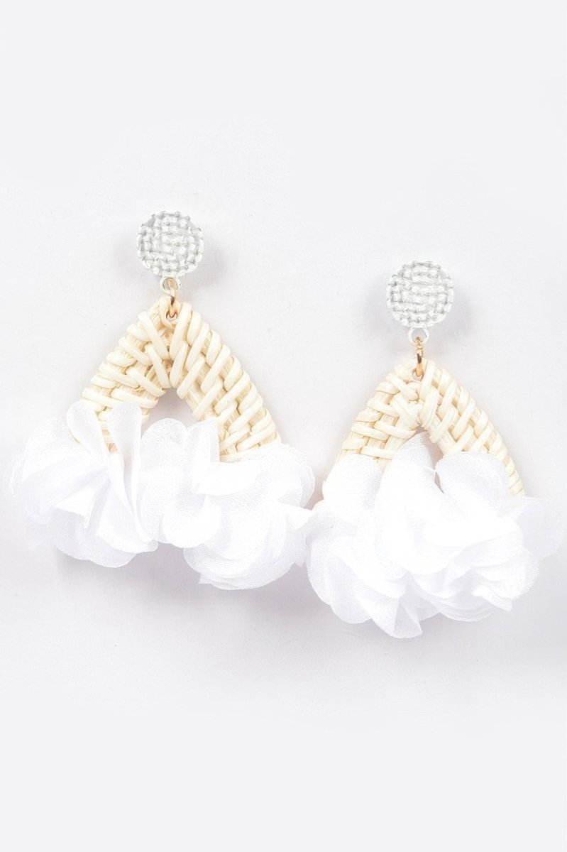 Flower Bamboo Earring - Demented Sisters