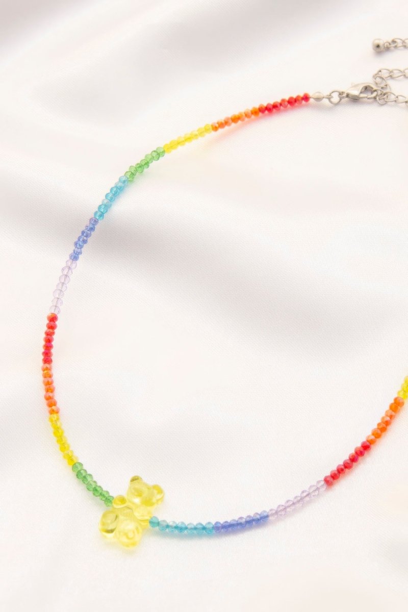 Gummy Bear Charm Beaded Necklace - Demented Sisters