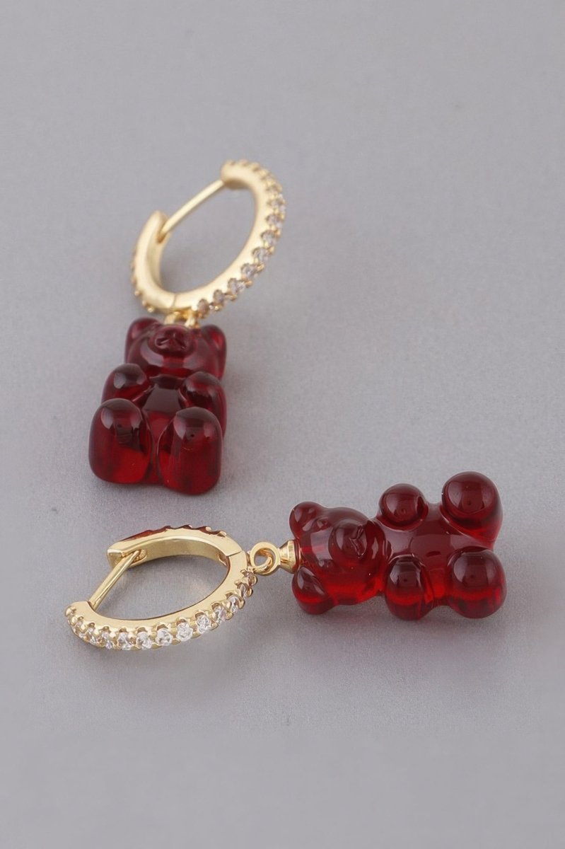 Gummy Bear Drop Earrings - Demented Sisters