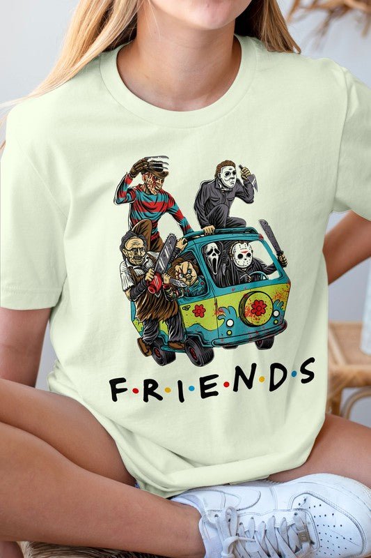 Halloween Friends Graphic Tee - Demented Sisters