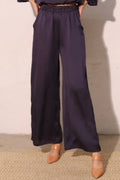 Hammered Satin Pocket Pants - Demented Sisters