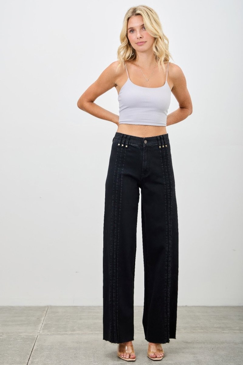 High Rise Straight With Front Lines - Demented Sisters