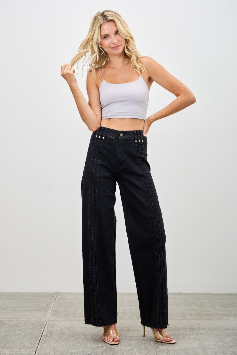 High Rise Straight With Front Lines - Demented Sisters