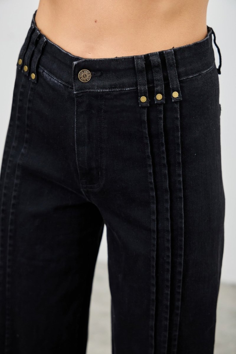 High Rise Straight With Front Lines - Demented Sisters