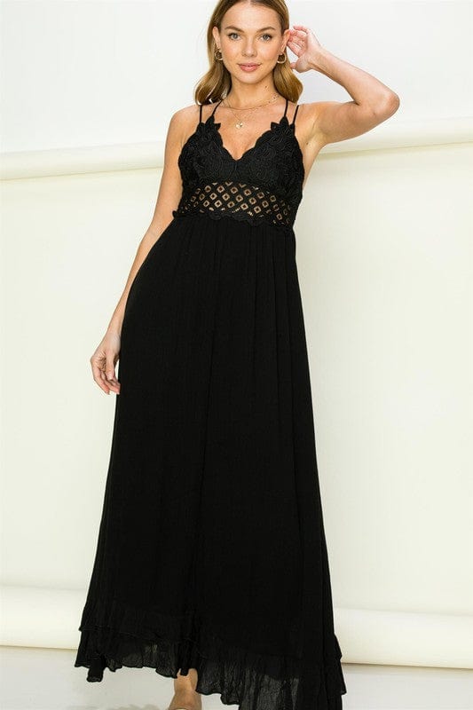 In Love Bustier Lace Maxi Dress - Demented Sisters