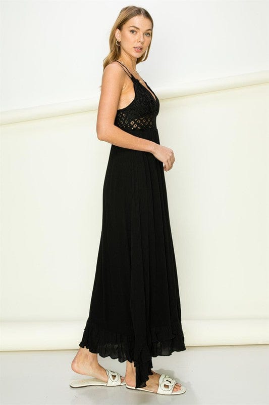 In Love Bustier Lace Maxi Dress - Demented Sisters