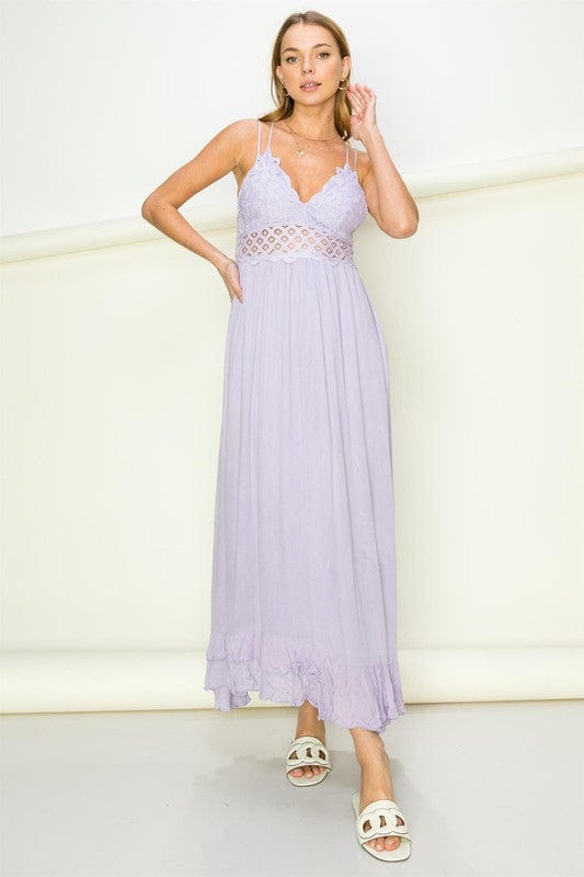 In Love Bustier Lace Maxi Dress - Demented Sisters