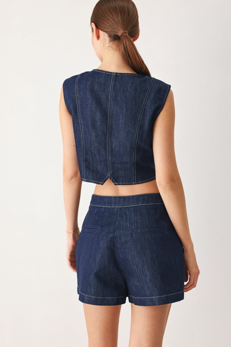 ICONIC INDIGO DENIM SKORT - Demented Sisters