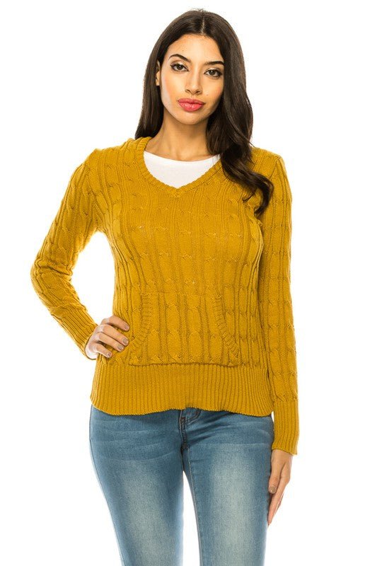Knit hoodie sweater - Demented Sisters