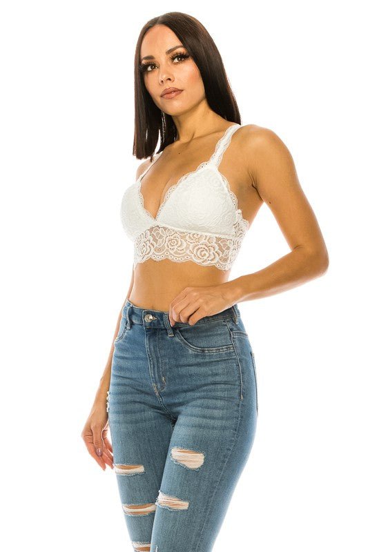 Lace Crop Top - Demented Sisters