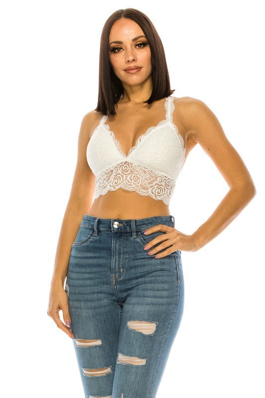 Lace Crop Top - Demented Sisters