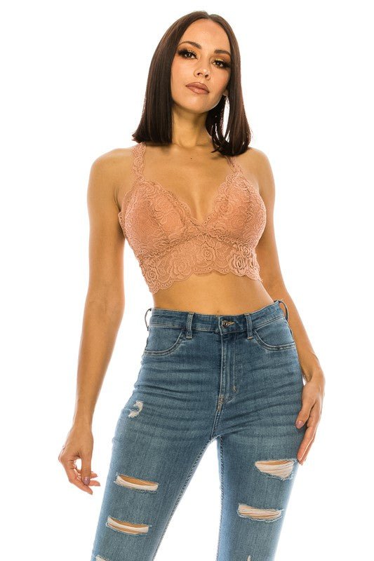 Lace Crop Top - Demented Sisters