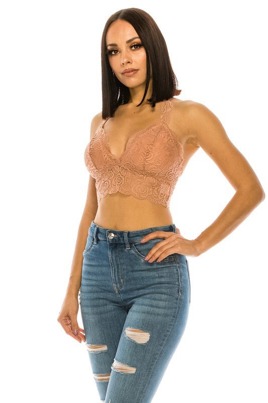 Lace Crop Top - Demented Sisters