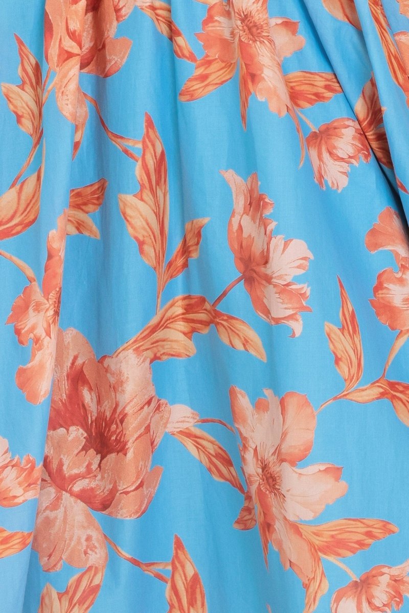 LAGOON ROMANCE WOVEN MIDI DRESS - Demented Sisters