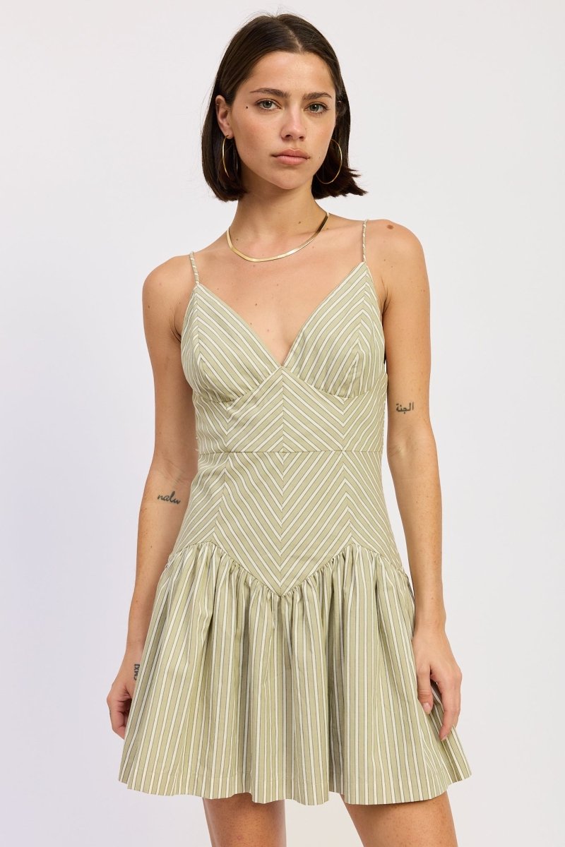 Loden Mini Dress - Demented Sisters