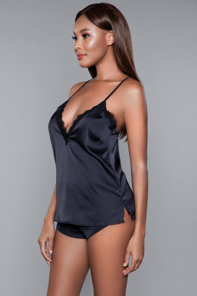 Luna Cami And Short Set Blush Pink - Demented Sisters