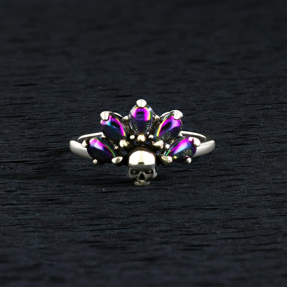 Macabre Skull - Jewel Candle Ceramic - Demented Sisters