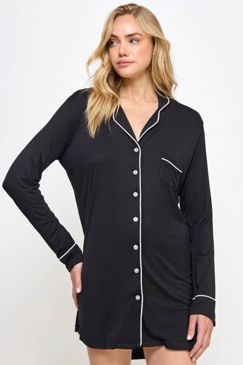 Mahina Sleep Shirt - Demented Sisters