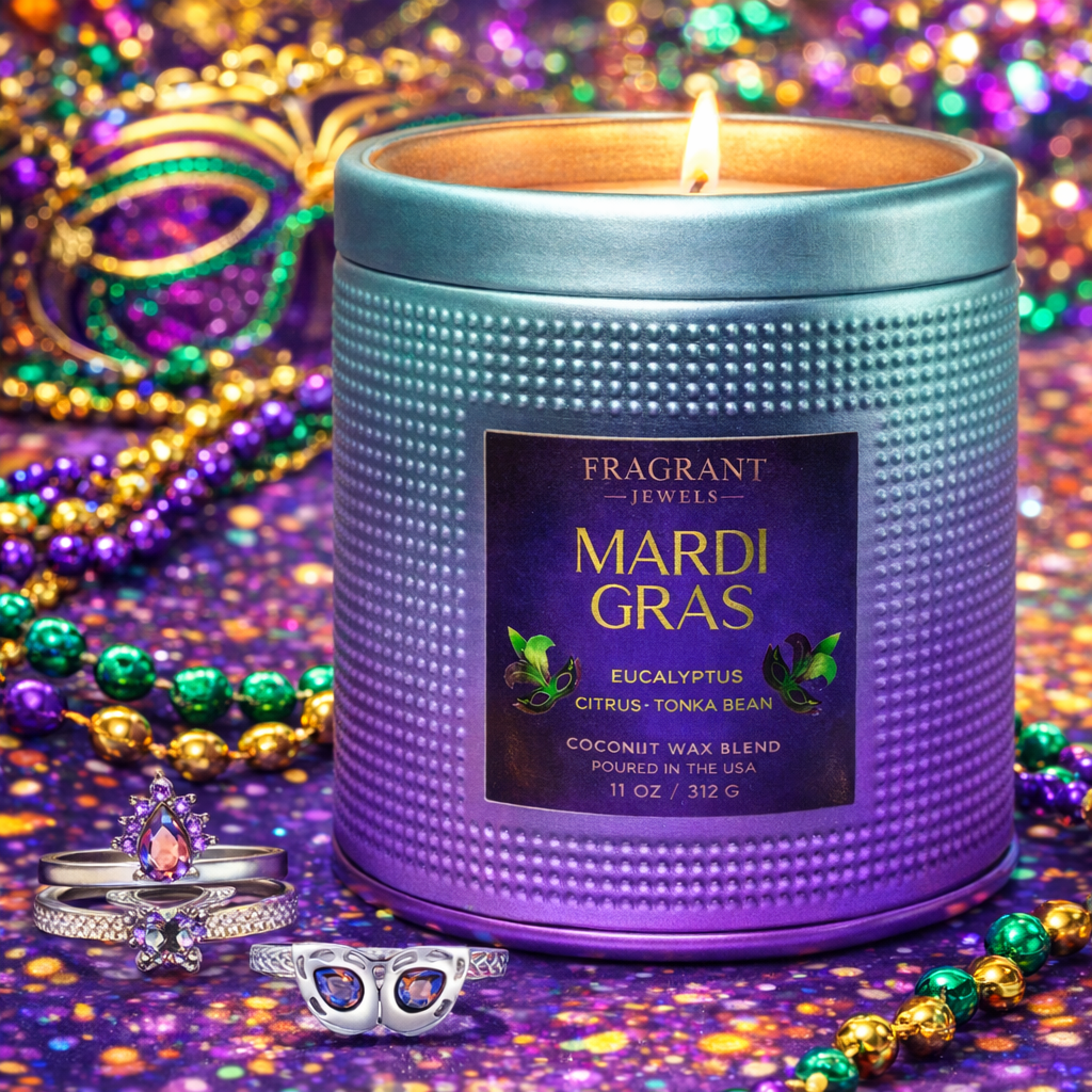 Mardi Gras - Carnival Collection - Jewel Candle - Demented Sisters