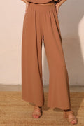Matte Crepe Wide Leg Swing Pants - Demented Sisters