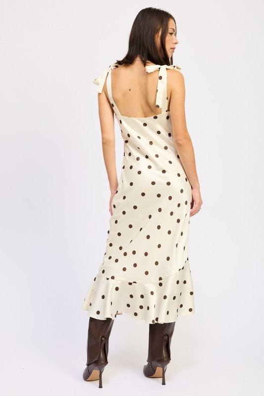 "Mermaid" Polka Maxi Dress - Demented Sisters