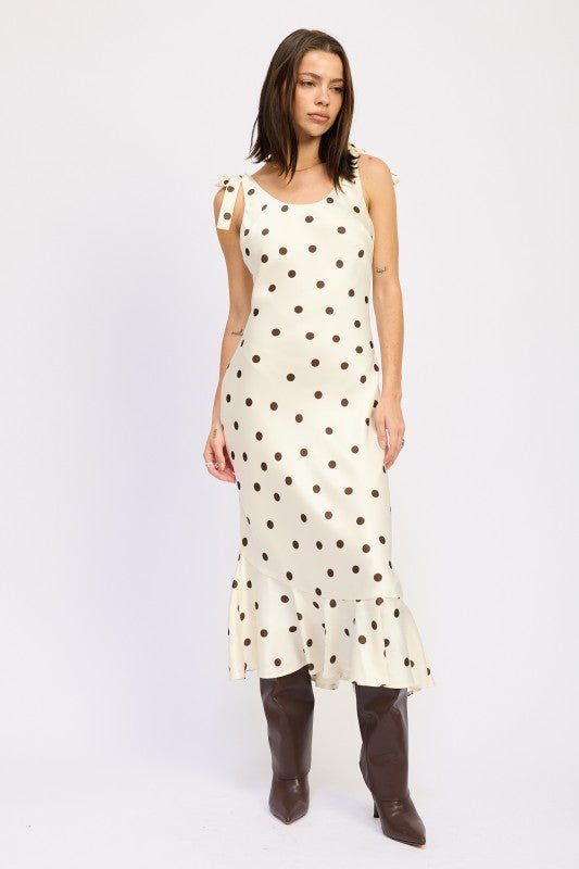 "Mermaid" Polka Maxi Dress - Demented Sisters