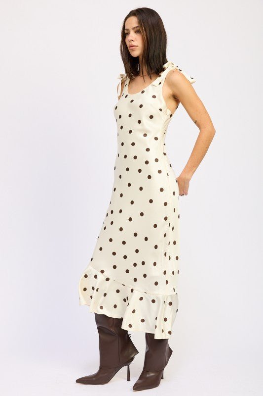 "Mermaid" Polka Maxi Dress - Demented Sisters
