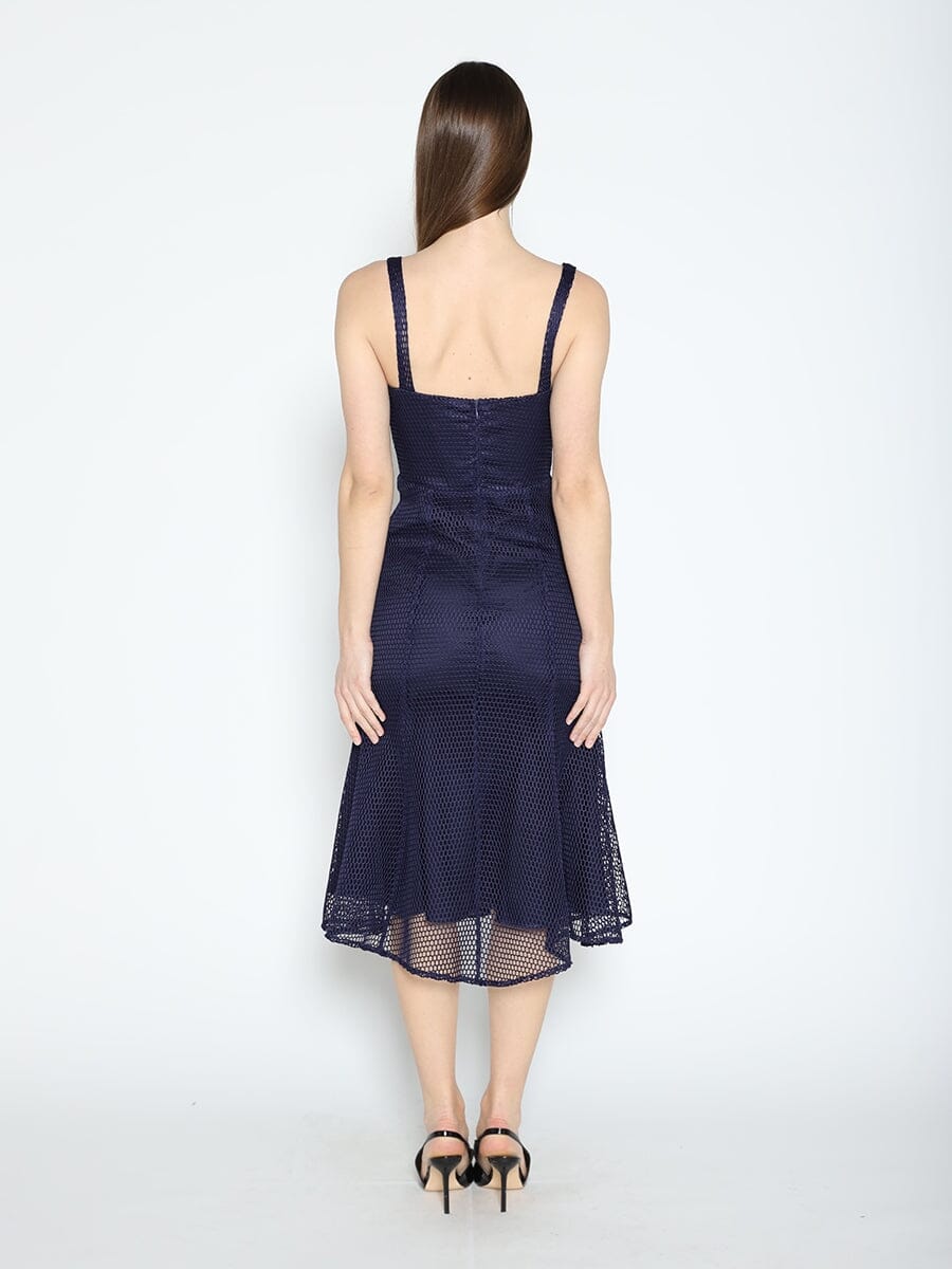 Mesh Sleeveless Mermaid Bodycon Dress - Demented Sisters