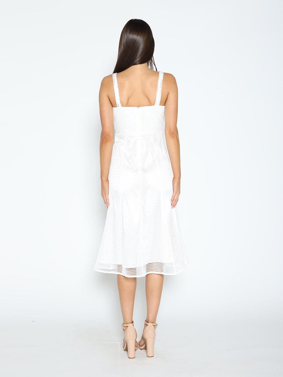 Mesh Sleeveless Mermaid Bodycon Dress - Demented Sisters