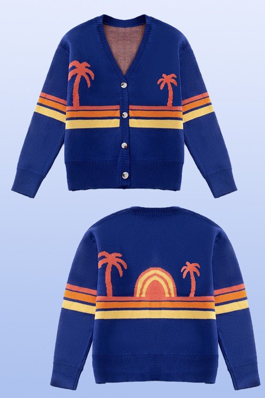 Miami Sunset Cardigan - Demented Sisters