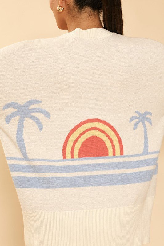 Miami Sunset Cardigan - Demented Sisters