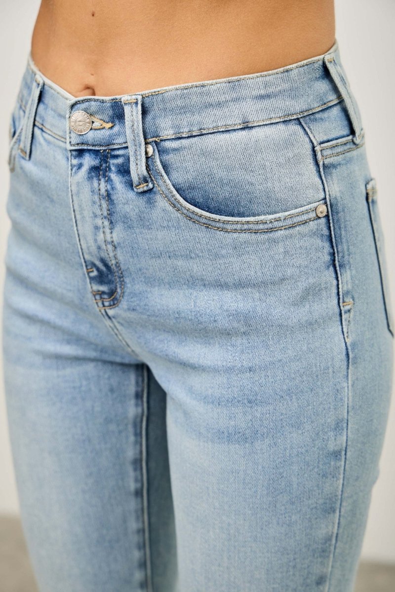 Mid Rise Flare With Released Hem - Demented Sisters