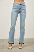 Mid Rise Flare With Released Hem - Demented Sisters
