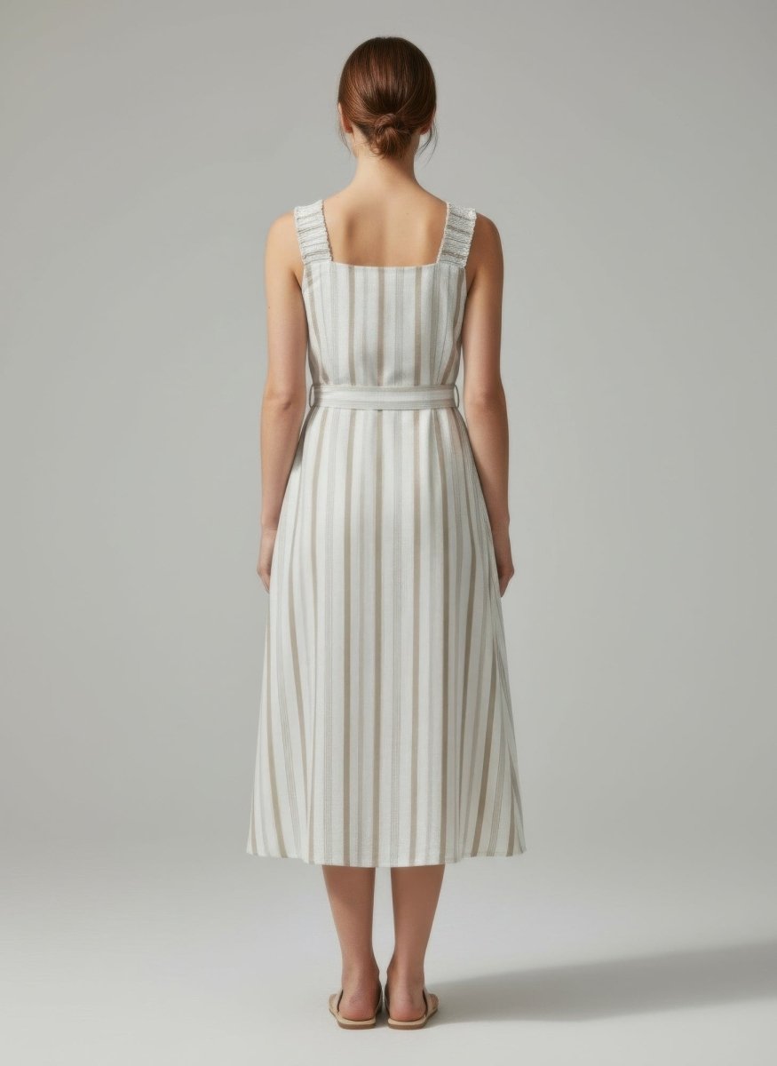 Mlle Gabrielle Striped Dress - Demented Sisters